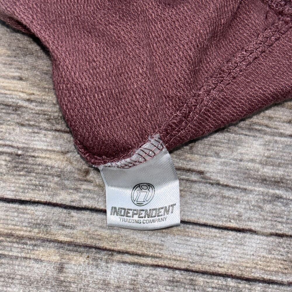 Burton BRTN Crewneck Sweatshirt Mens XL Mauve Dusty Rose Raglan Pullover - Picture 6 of 7